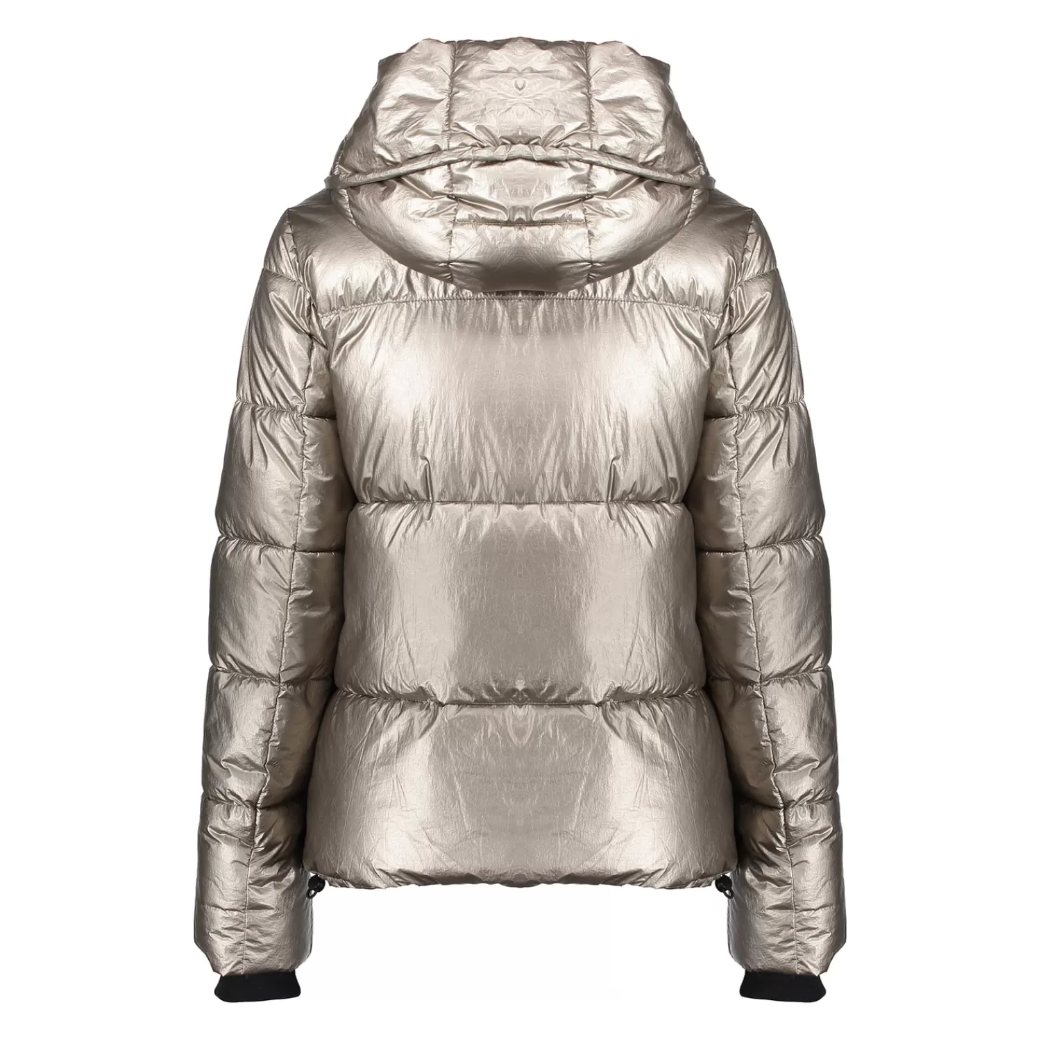 geisha_dames_korte_metallic_pufferjas__3.webp Geisha Fashion Jassen & Jacks*Geisha Dames Korte Metallic Pufferjas 48550-12 bronze