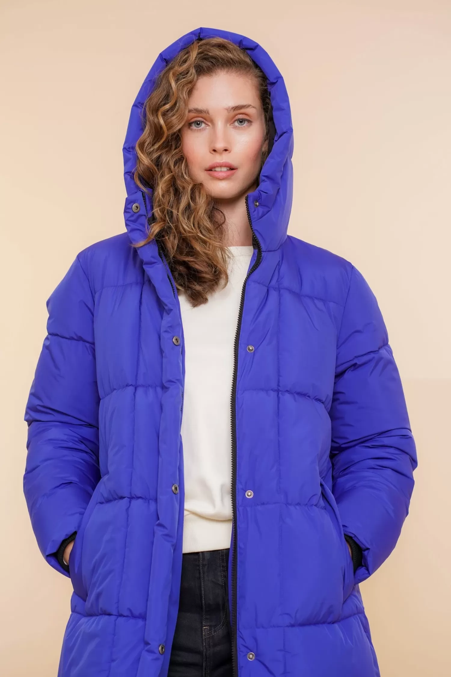 geisha_dames_lange_warme_pufferjas__5.webp Geisha Fashion Jassen & Jacks*Geisha Dames Lange Warme Pufferjas 48515-21 cobalt