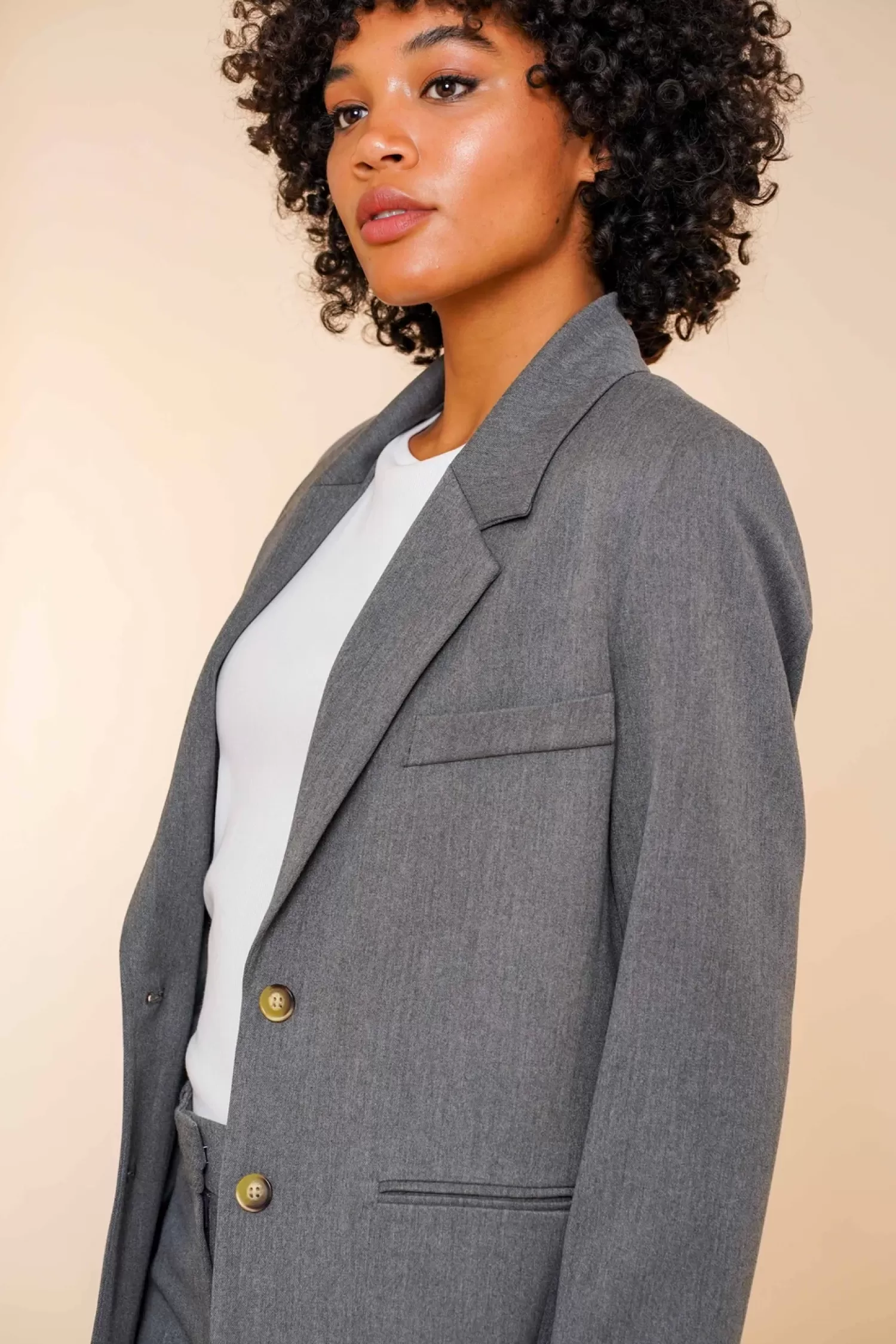 geisha_dames_melange_blazer__6.webp Geisha Fashion Jasjes & Blazers*Geisha Dames Melange Blazer 45602-32 grey melange