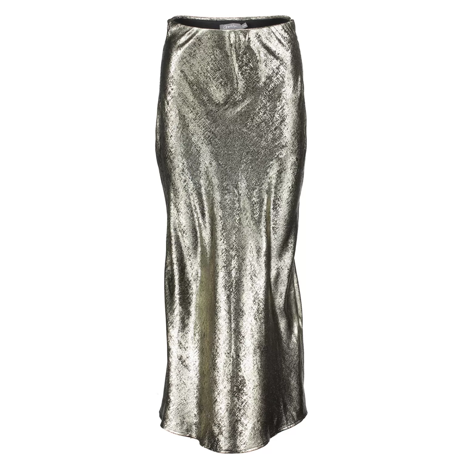 Geisha Fashion Rokken*Geisha Dames Metallic Midirok 46521-10 gold