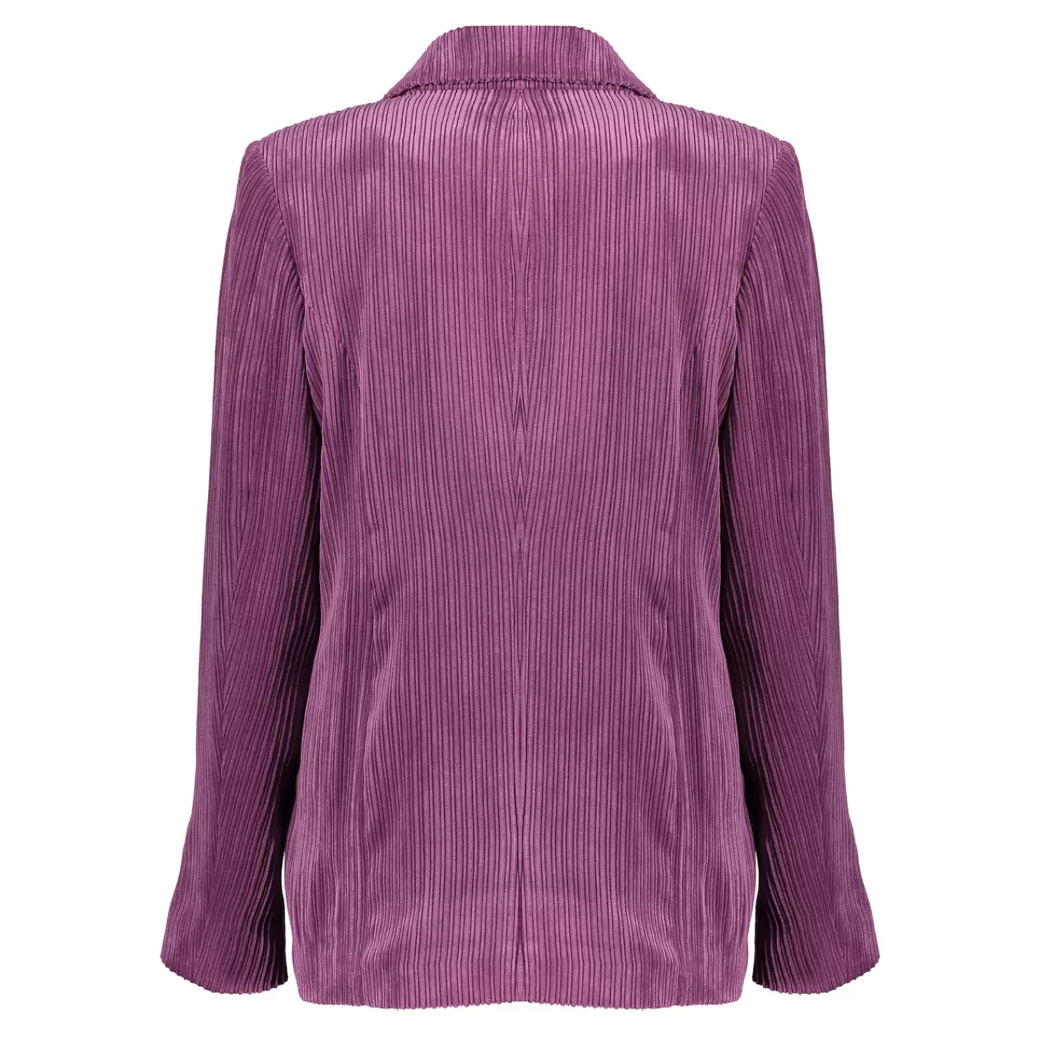 geisha_dames_ribfluwelen_blazer__3.webp Geisha Fashion Jasjes & Blazers*Geisha Dames Ribfluwelen Blazer 45518-10 paars