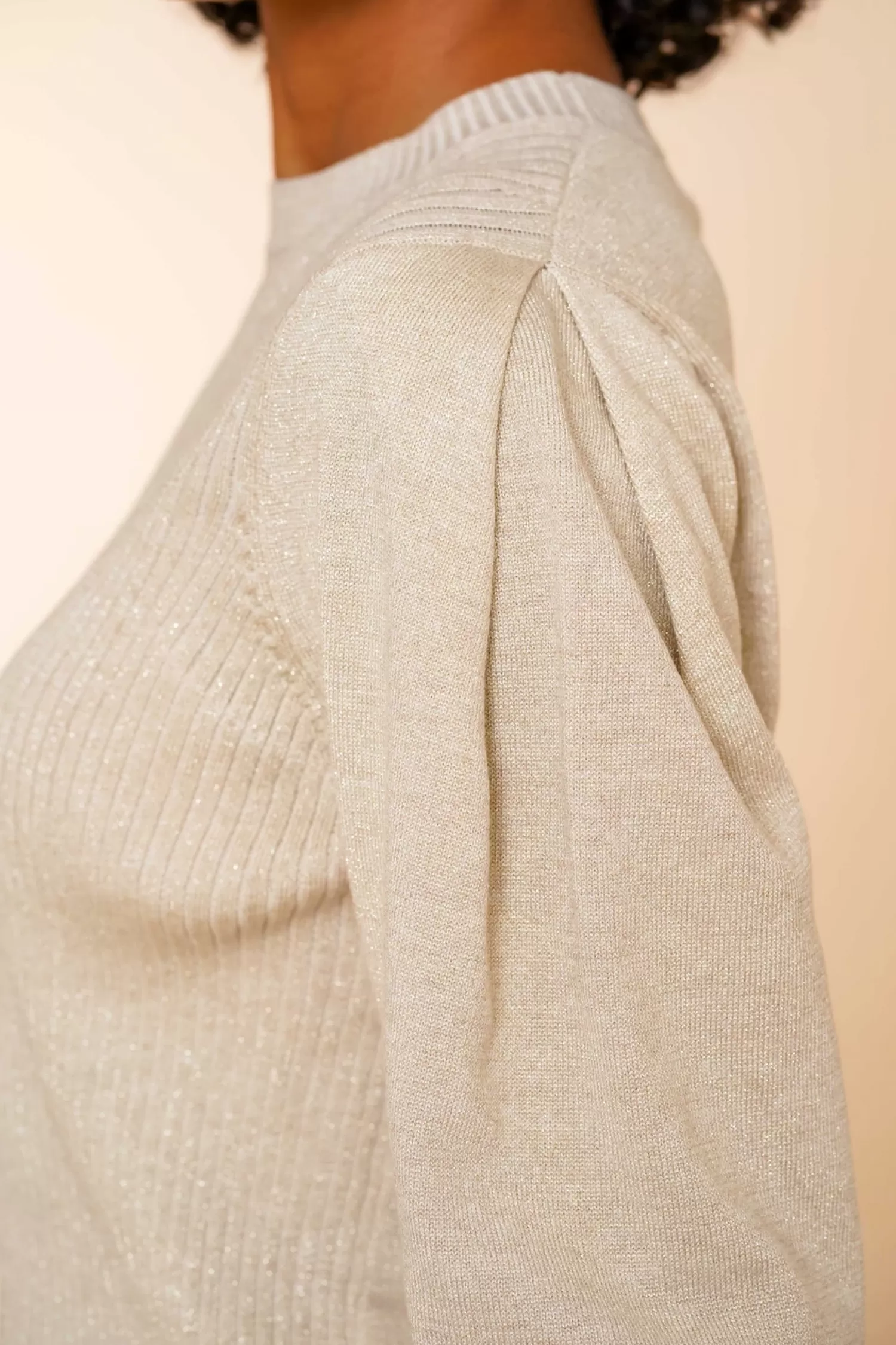 geisha_dames_trui_met_pofmouwen_en_glitter__3.webp Geisha Fashion Truien & Vesten*Geisha Dames Trui Met Pofmouwen En Glitter 44568-14 off-white