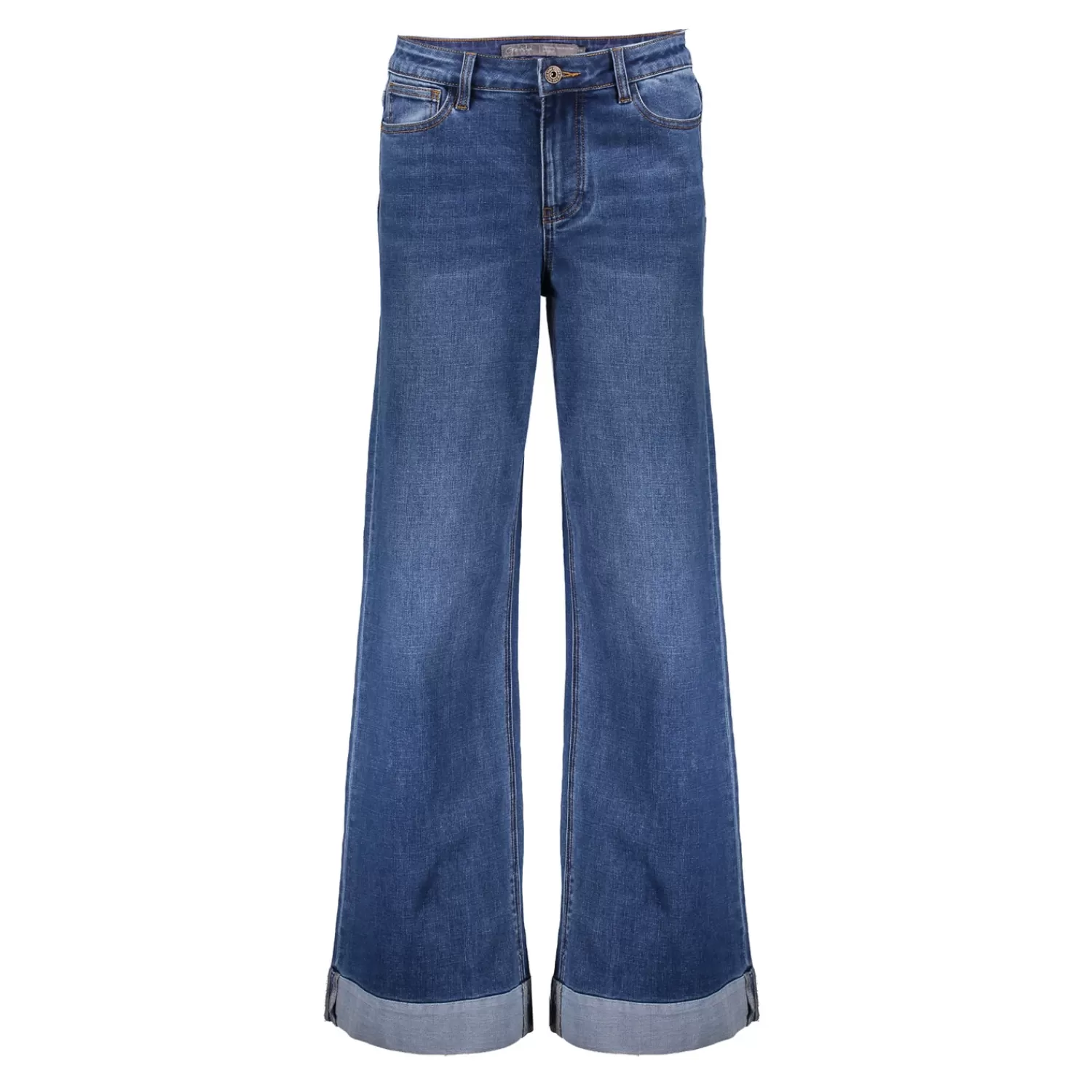 Geisha Fashion Broeken | Denim*Geisha Dames Vintage Flare Jeans 41517-10 blue denim stonewash