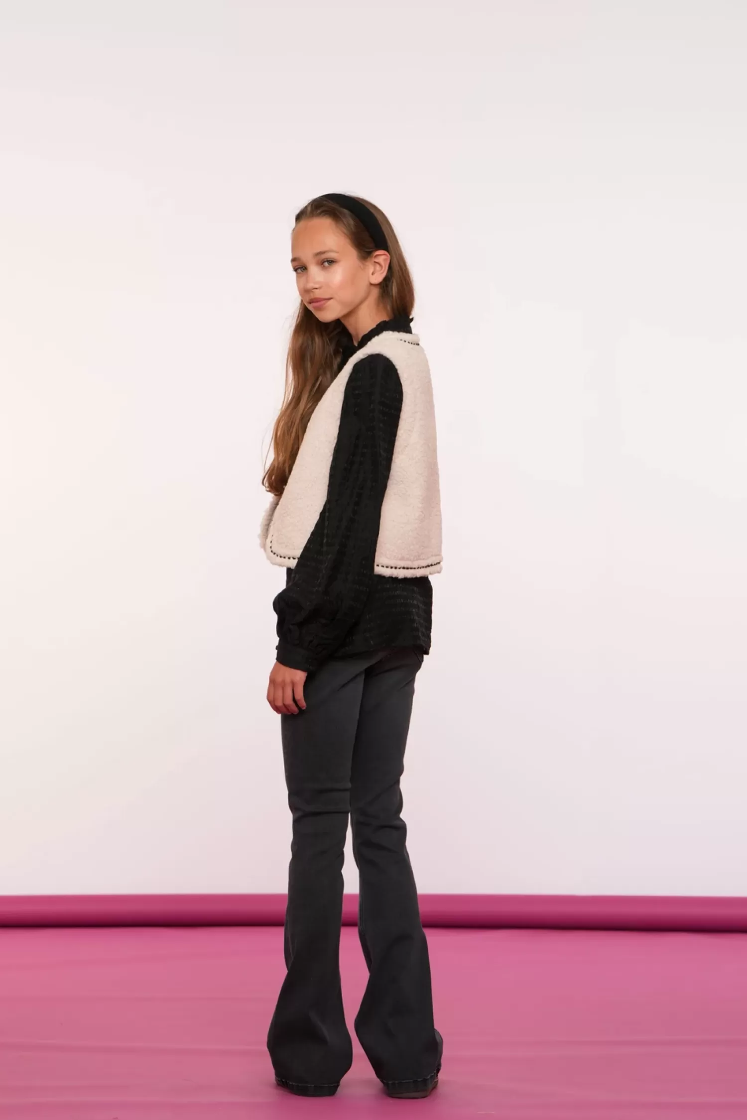 geisha_girls_high_rise_flare_jeans_k_belle_2.webp Geisha Fashion Broeken | Denim*Geisha Girls High Rise Flare Jeans 41601K-50 BELLE black denim