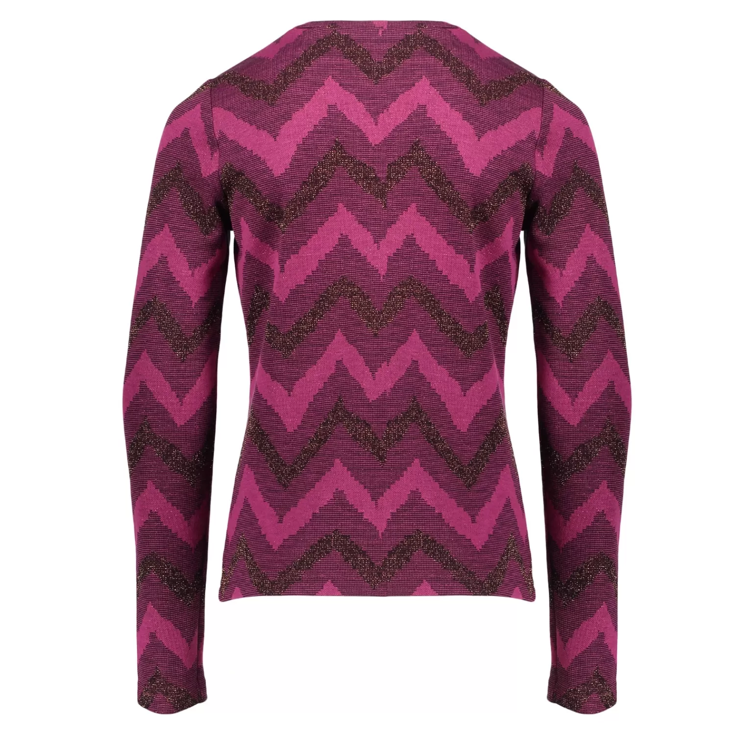 geisha_girls_top_met_zigzag_print_k_3.webp Geisha Fashion Tops & T-shirts*Geisha Girls Top Met Zigzag Print 42668K-20 fuchsia